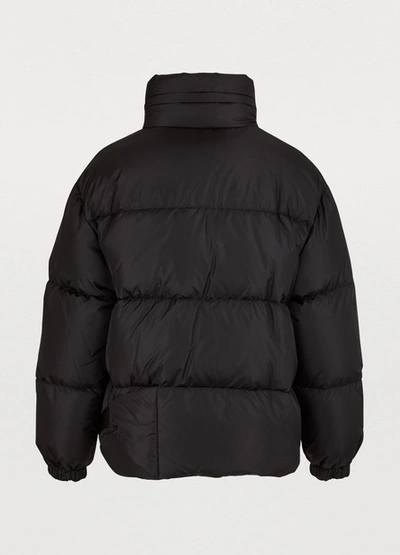 Shop Prada Down Jacket In Black