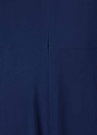 Shop Stella Mccartney Layla Cady Stretch Maxi Dress In Blue