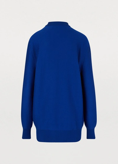 Shop Off-white Wool Jumper In Blue Red