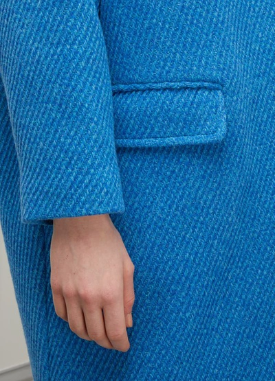 Shop Isabel Marant Étoile Gimi Coat In Blue