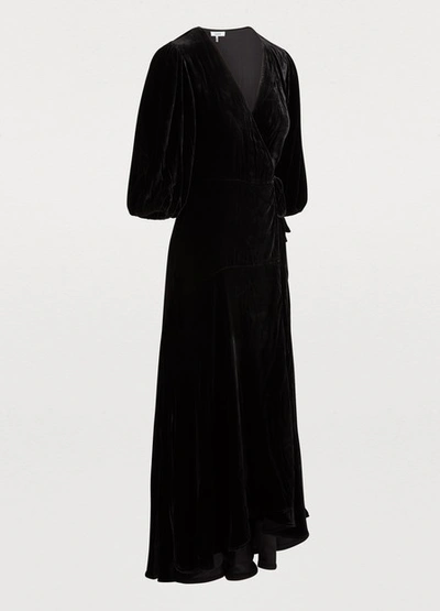 Shop Ganni Aldine Dress In Black