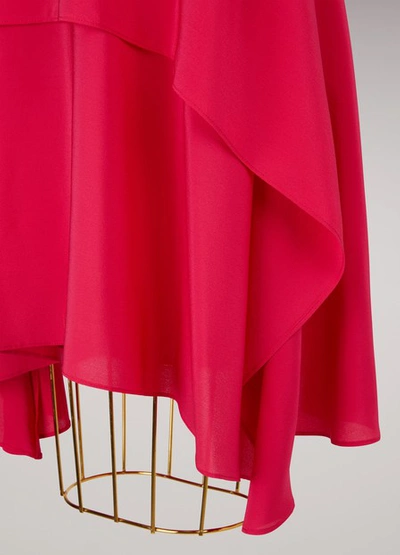 Shop Stella Mccartney Dakota Silk Dress In Pink