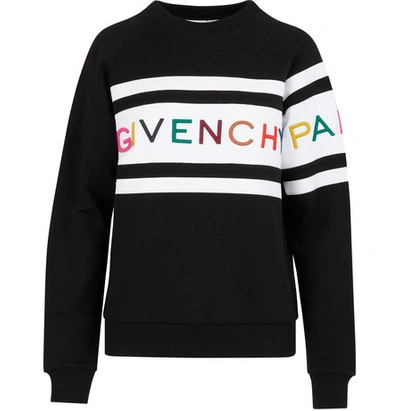 Shop Givenchy Sweatshirt In Noir/blanc