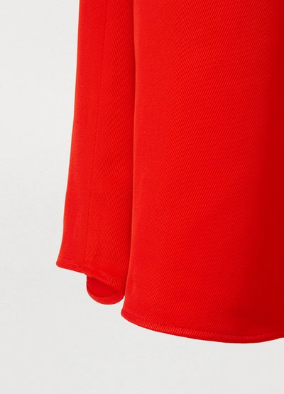 Shop Aalto Large Trousers In Red
