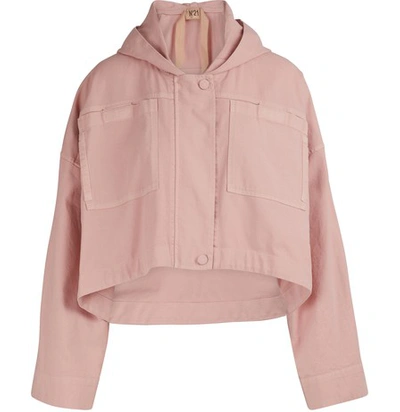 Shop N°21 Short Cotton Jacket In Pink