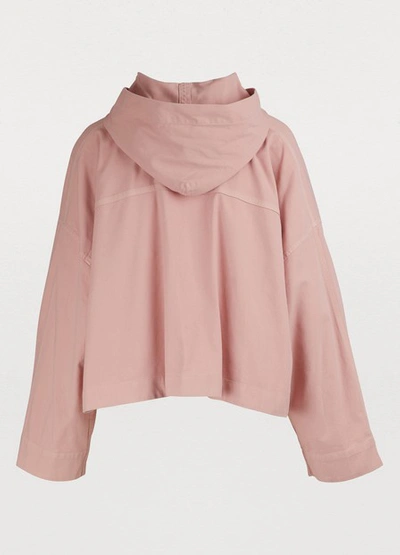 Shop N°21 Short Cotton Jacket In Pink