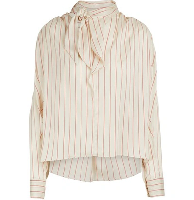 Shop Isabel Marant Ogi Shirt In Ecru Red