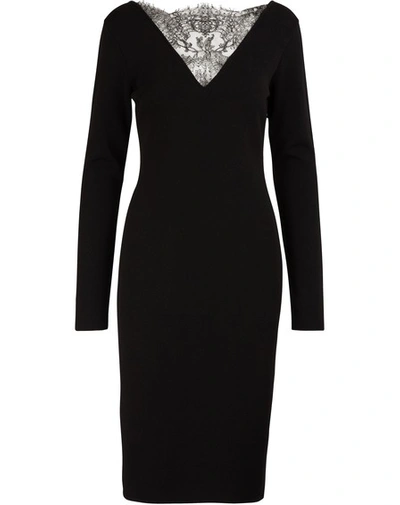 Shop Givenchy Long-sleeved Dress In Noir