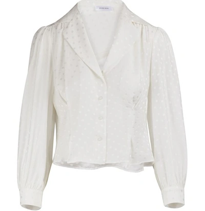Shop Anine Bing Lenora Blouse In White