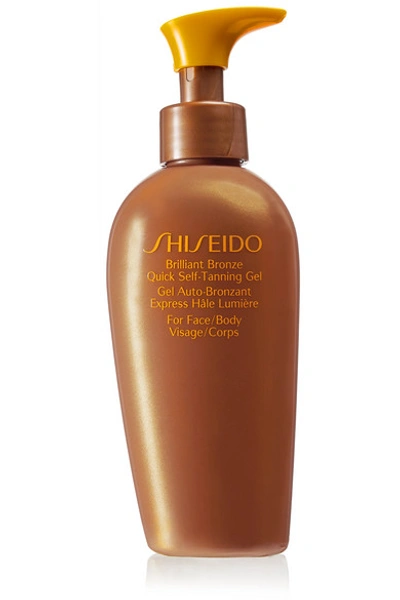Shop Shiseido Brilliant Bronze Quick Self-tanning Gel, 150ml - Colorless