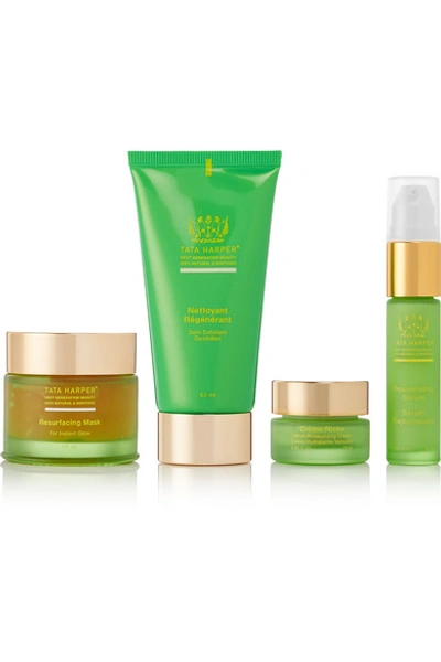 Shop Tata Harper Green Beauty Essentials Set - Colorless