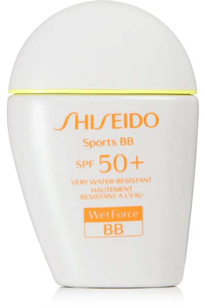 Shop Shiseido Sports Bb Wetforce Spf50+ - Light, 30ml In Neutral