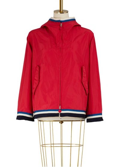 Shop Moncler Cleo Waterproof Jacket In Pink