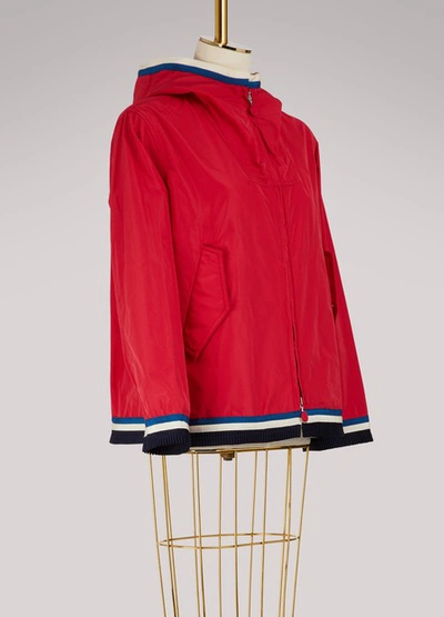 Shop Moncler Cleo Waterproof Jacket In Pink
