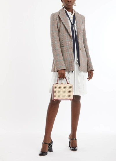 Shop Off-white Wool Blazer In Beige