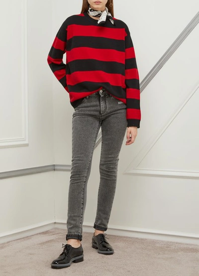 Marc Jacobs The Grunge Sweater In Red