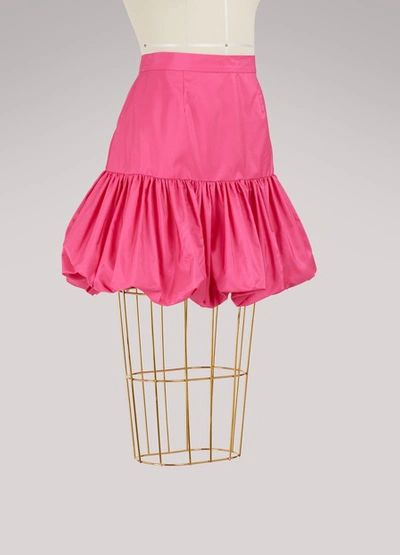 Shop Stella Mccartney Taffeta Skirt In Pink