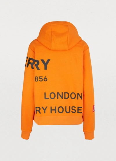 Shop Burberry Poulter Sweatshirt In Bright Orange