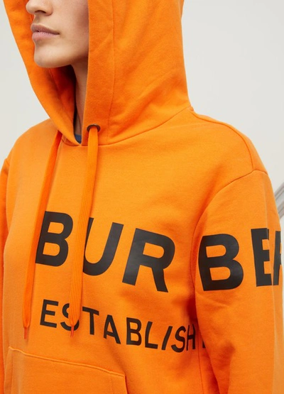 Shop Burberry Poulter Sweatshirt In Bright Orange