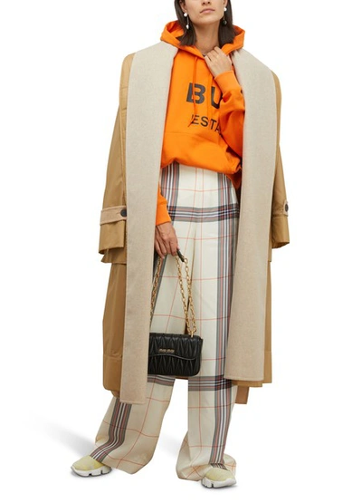 Shop Burberry Poulter Sweatshirt In Bright Orange