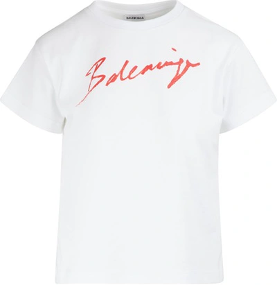 Shop Balenciaga Short Sleeve T-shirt In 9783