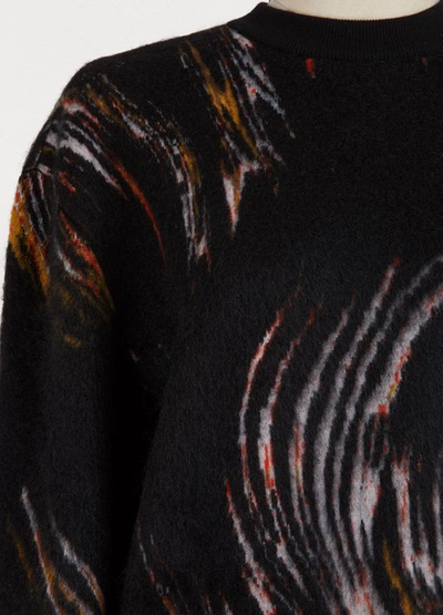 Shop Givenchy Oversized Knitted Sweater In Black