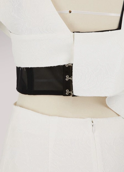 Shop Proenza Schouler Ruffle Maxi Dress In Off-white