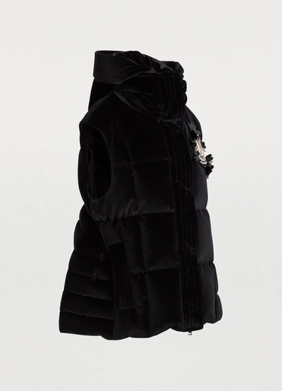 Shop Moncler Genius 4 Moncler Simone Rocha Jane Vest In 999-black