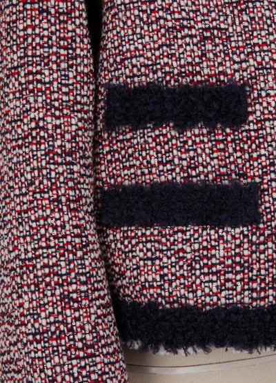 Shop Moncler Aberdeen Wool Jacket In Red