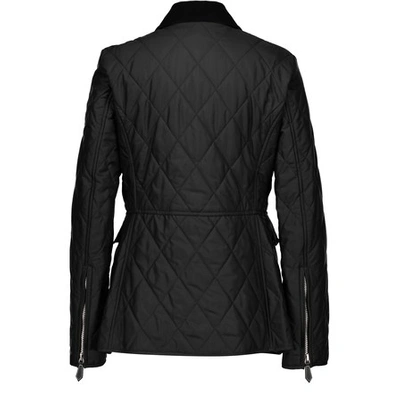 Shop Burberry Ongar Jacket In Black