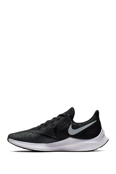 Nike Air Zoom Winflo 6 (wide) Women's Running Shoe In Black | ModeSens
