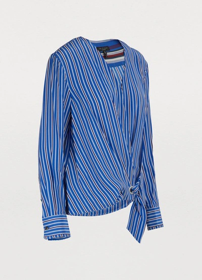 Shop Rag & Bone Felix Blouse In Blumulti