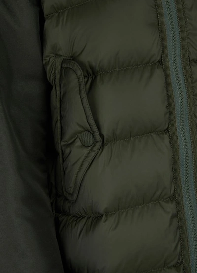 Shop Moncler Harriet Down Jacket In Khaki