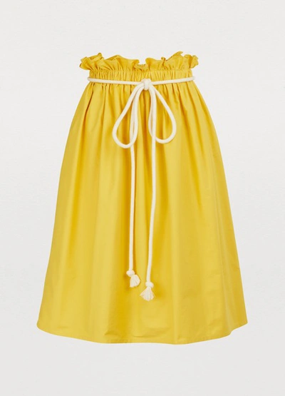 Shop Atlantique Ascoli Grand Large Skirt In Yellow