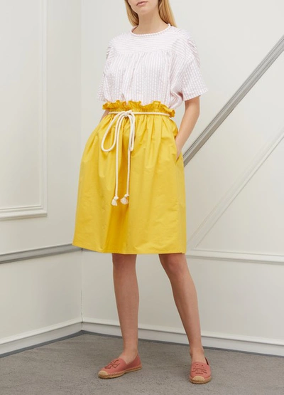 Shop Atlantique Ascoli Grand Large Skirt In Yellow