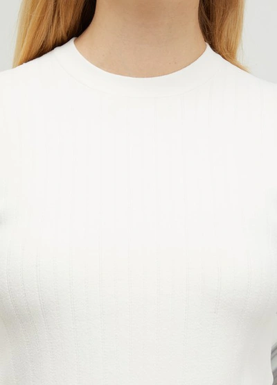 Shop Proenza Schouler Cropped Sweater In Off-white