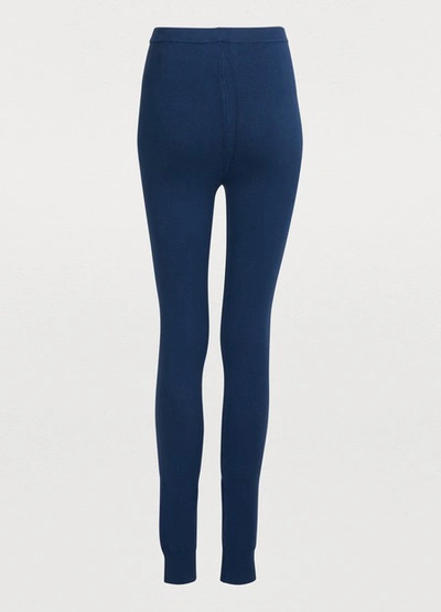 Shop Alexandra Golovanoff Legging In Navy