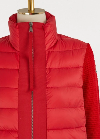 Shop Moncler Wool Sweater In Red