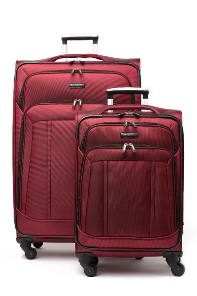 Shop Samsonite Mayville 2-piece Luggage Set In Red