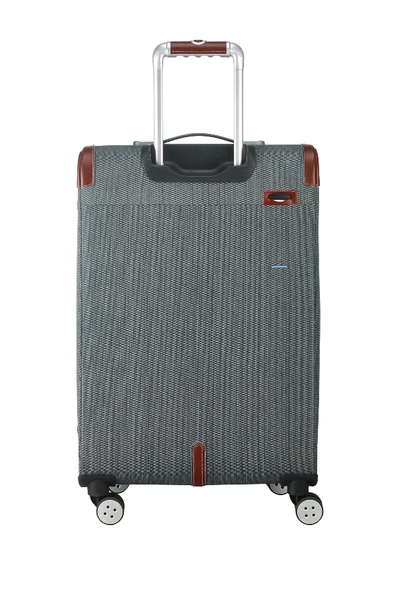 Shop Ted Baker Medium Soft Case Spinner Suitcase In Grey