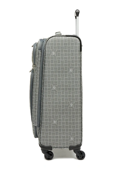 Shop Anne Klein Peoria 24" Expandable Spinner Suitcase In Grey Lion