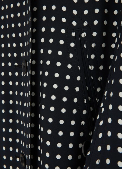 Shop Haider Ackermann Dots Trench In Black