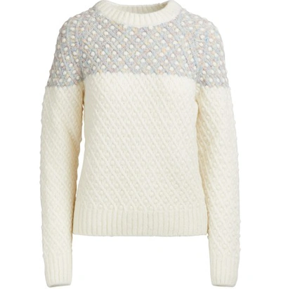 Shop Apc Laina Sweater In Écru