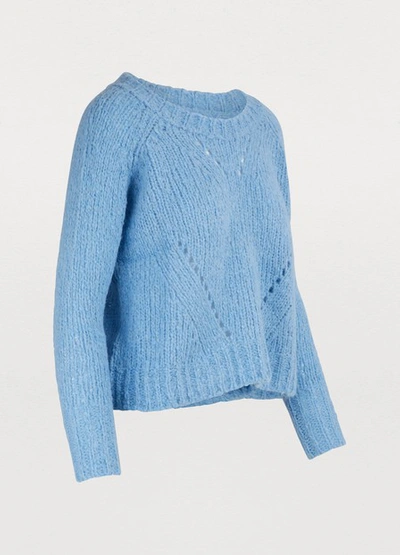 Shop Isabel Marant Étoile Shields Sweater In Light Blue