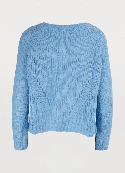 Shop Isabel Marant Étoile Shields Sweater In Light Blue