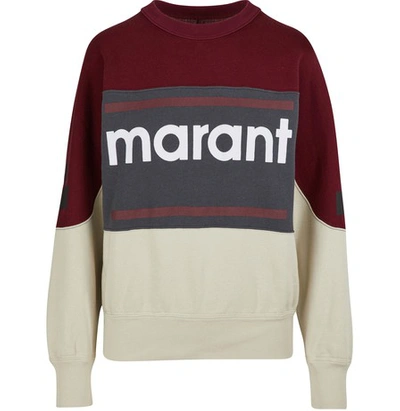 Shop Isabel Marant Étoile Gallian Sweatshirt In Burgundy