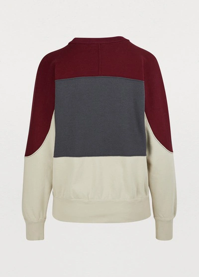 Shop Isabel Marant Étoile Gallian Sweatshirt In Burgundy