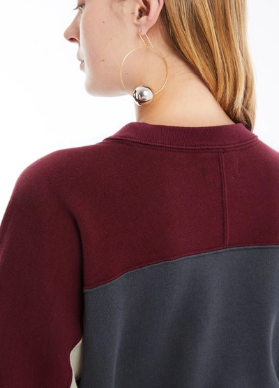 Shop Isabel Marant Étoile Gallian Sweatshirt In Burgundy