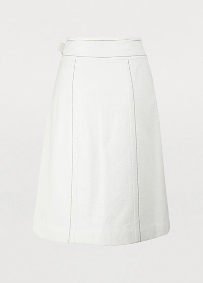 Shop Marni Midi Skirt In Lily White