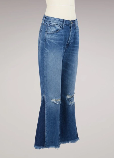 Shop 3x1 Higher Ground Gusset Crop Jeans In Vasto